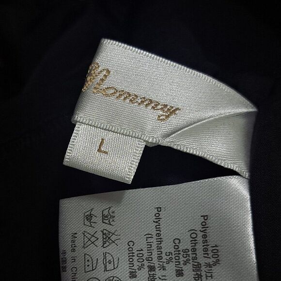 Sweet Mommy Women's Pregnancy Black Natural Fibers Cotton Blend Sz Large - Picture 8 of 8